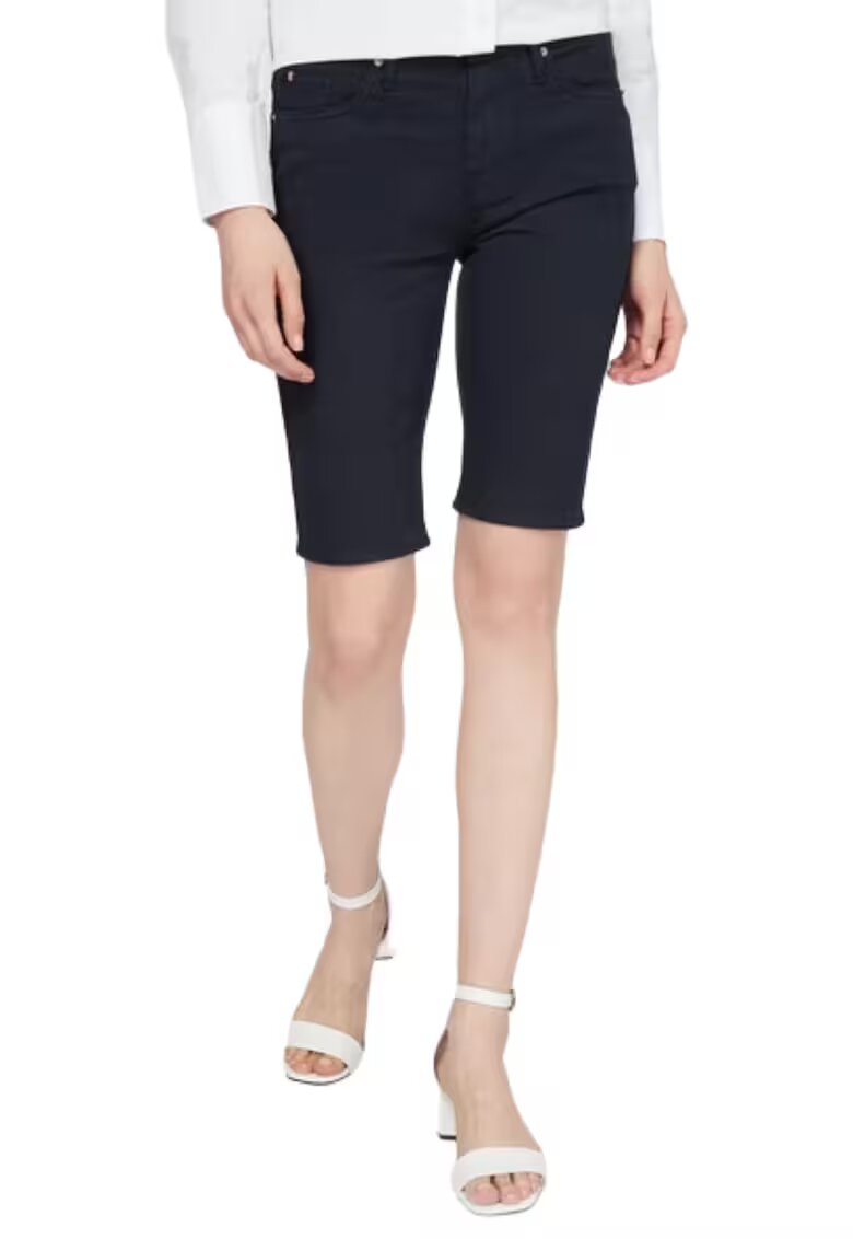 Tommy Hilfiger Тънки шорти Venice - памук - тъмносини