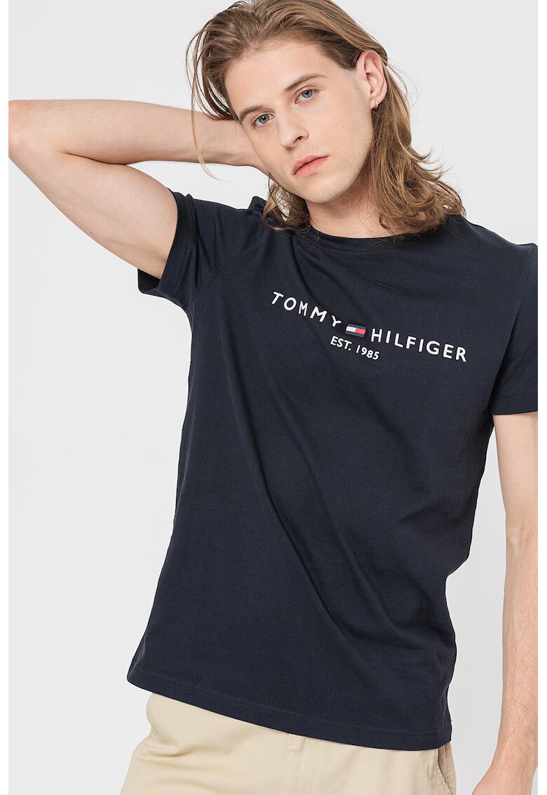 Tommy Hilfiger Тениска от органичен памук с лого и надписи