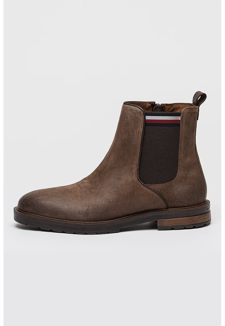 Tommy Hilfiger Велурени боти Chelsea