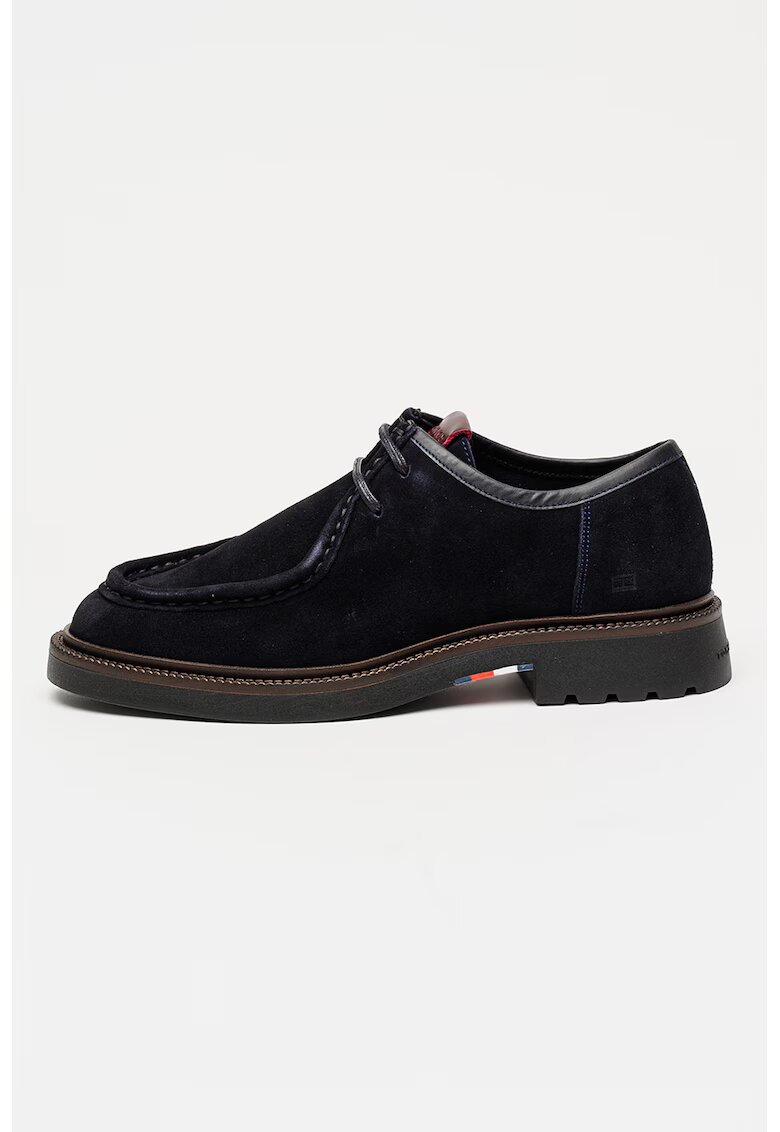 Tommy Hilfiger Велурени мокасини Comfort с връзки