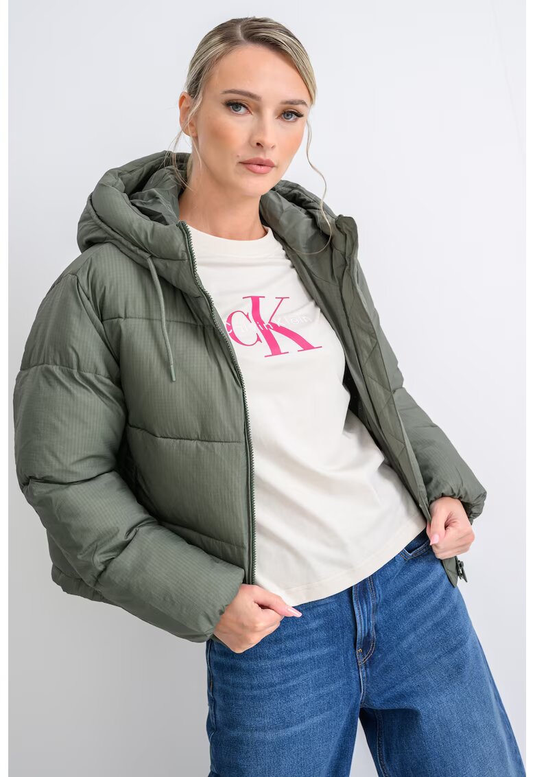 Tommy Jeans Подплатено зимно яке с качулка