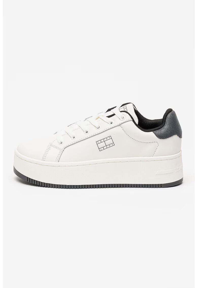 Tommy Jeans Спортни обувки с равна платформа и кожа