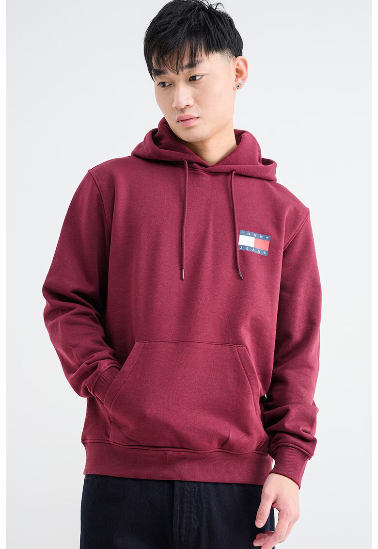 Tommy Jeans Стандартно худи с лого - Зелен/Тъмнозелен