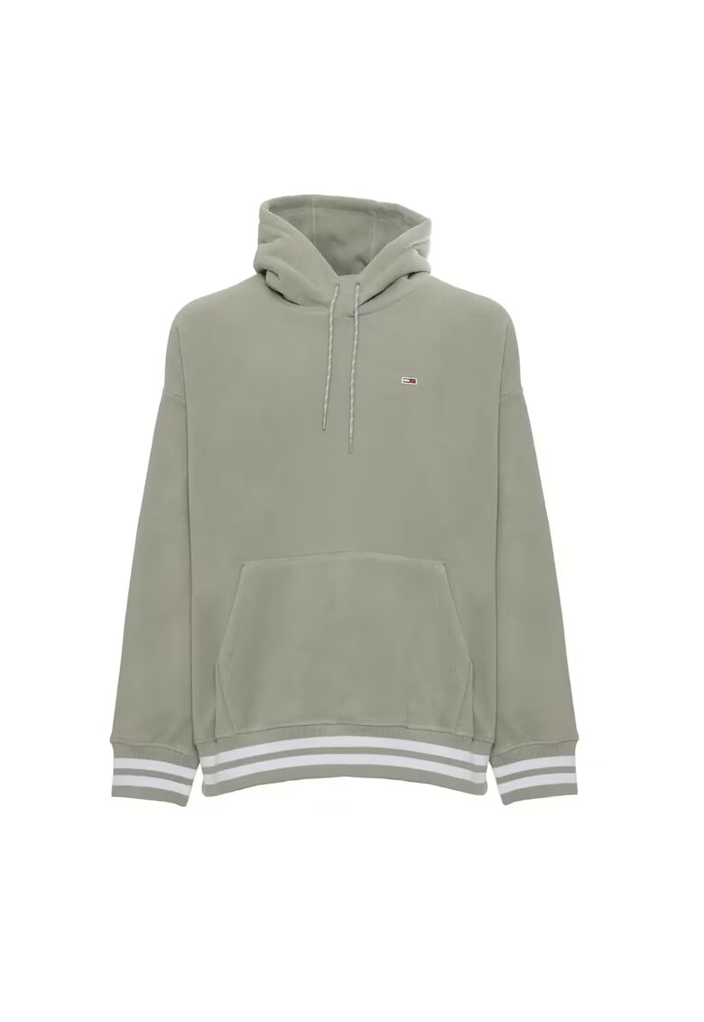 Tommy Jeans Суитшърт с качулка - Мъжки - Сив