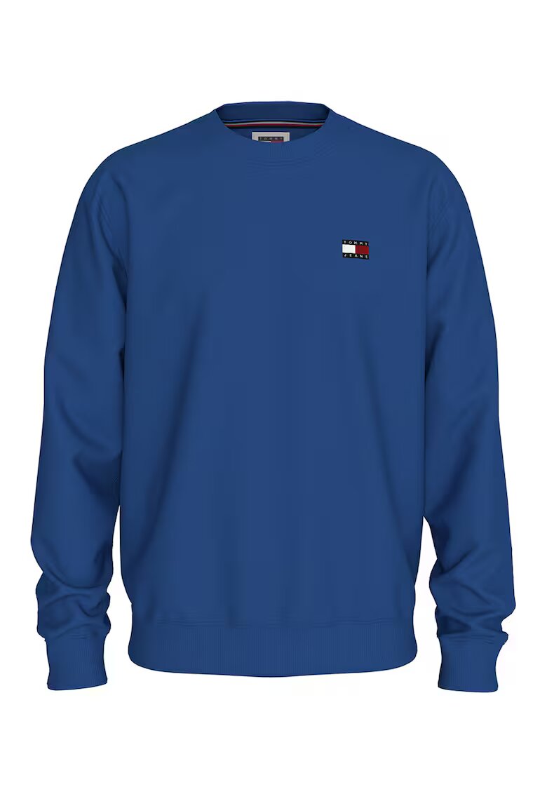 Tommy Jeans Суитшърт с лого и овално деколте