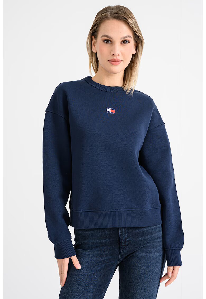 Tommy Jeans Суитшърт с овално деколте и лого