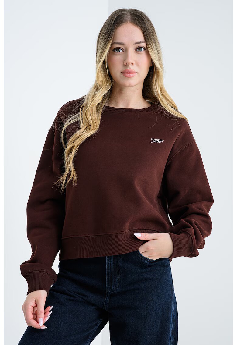 Tommy Jeans Свободен суитшърт с овално деколте