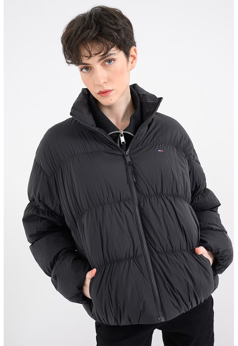 Tommy Jeans Ватирано зимно яке с лого