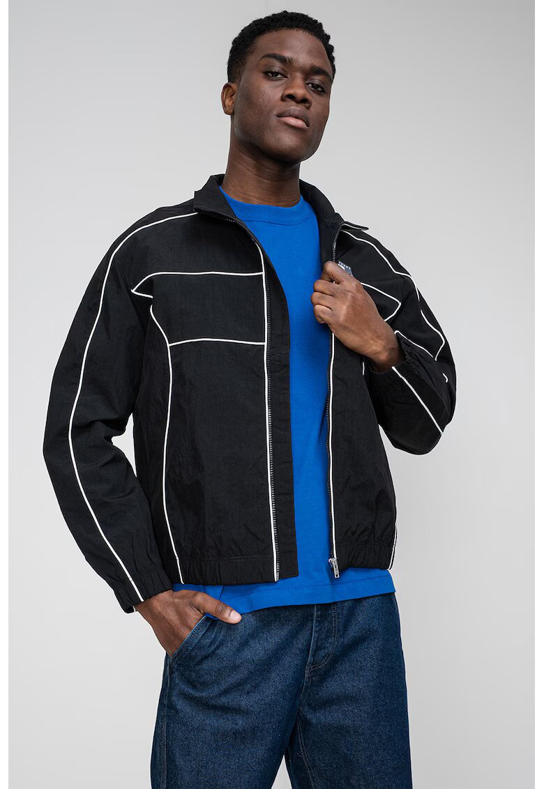 Tommy Jeans Яке с контрасти - Бял/Черен