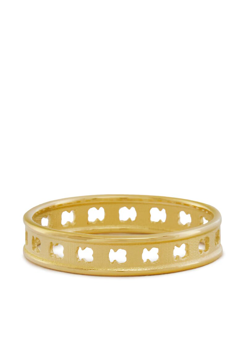 Tous Дамски пръстен Gold Bear Row - 1003734312 - златист