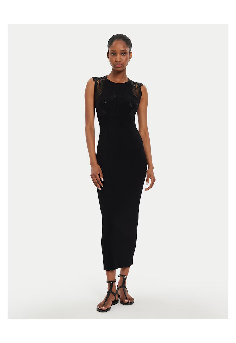 Twinset Дамска плетена рокля с дантела 242TP3190