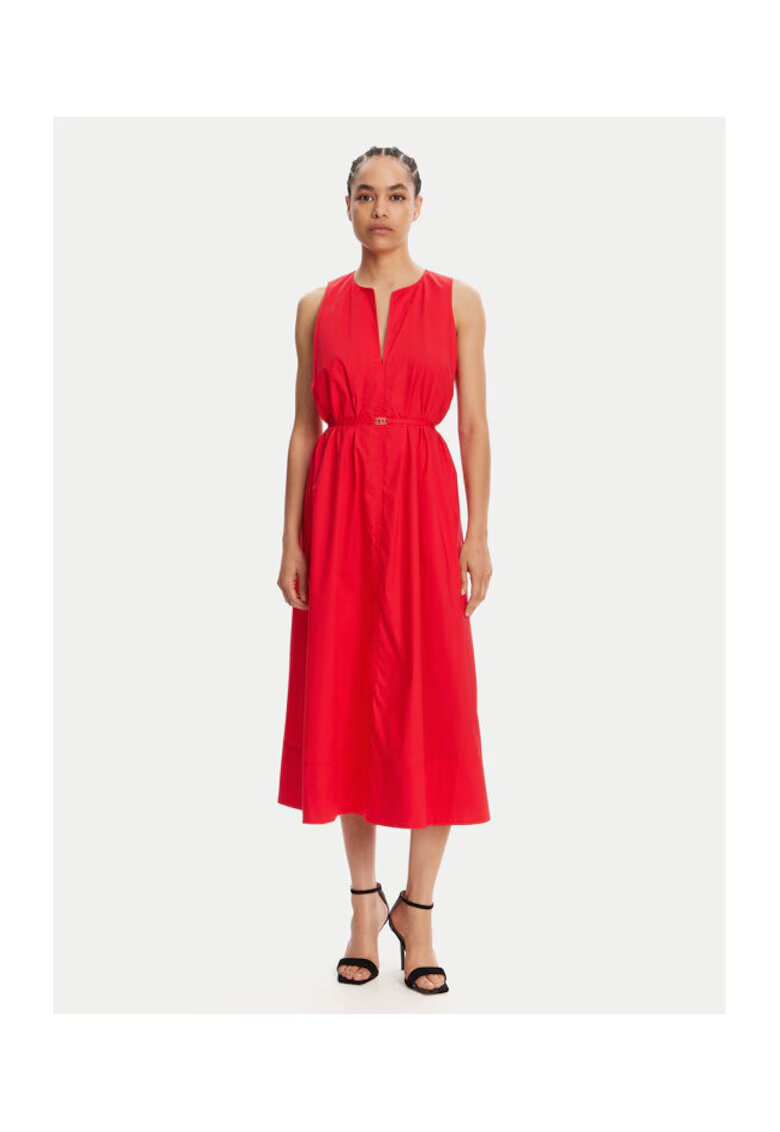 Twinset Коктейлна рокля червена