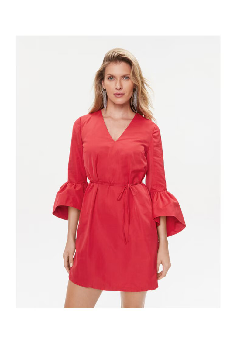 Twinset Коктейлна рокля червена