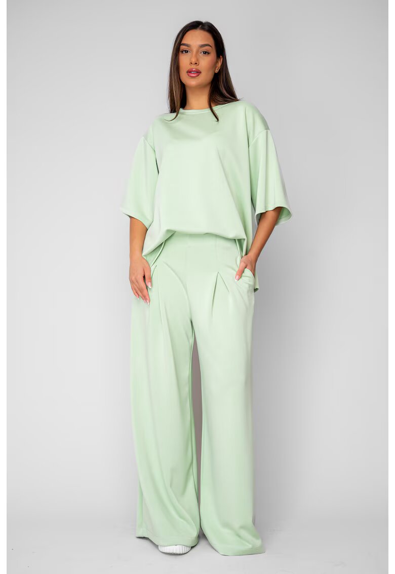 uFIT Комплект Oversized Тениска и Дълъг панталон Мента 20879