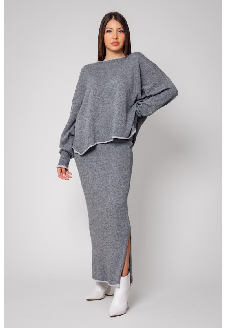 uFIT Комплект Sylvie с пола от смес от вълна и кашмир - Grey 14613