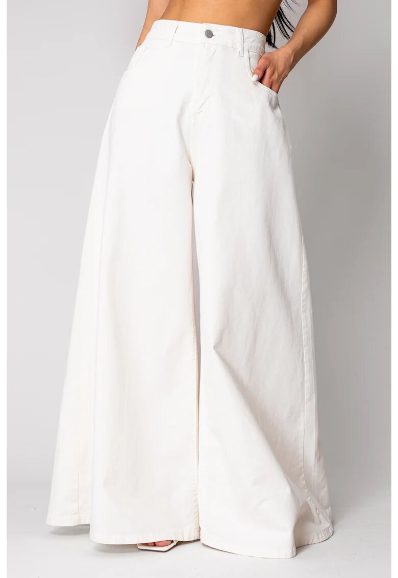 uFIT Широки дънки Off White 15784