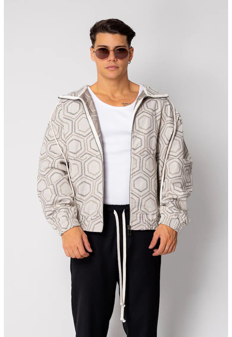 uFIT Суичър с цип и качулка Oversized 18921