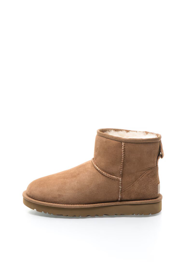 Ugg Непромокаеми велурени боти Classic Mini II с лесно обуване