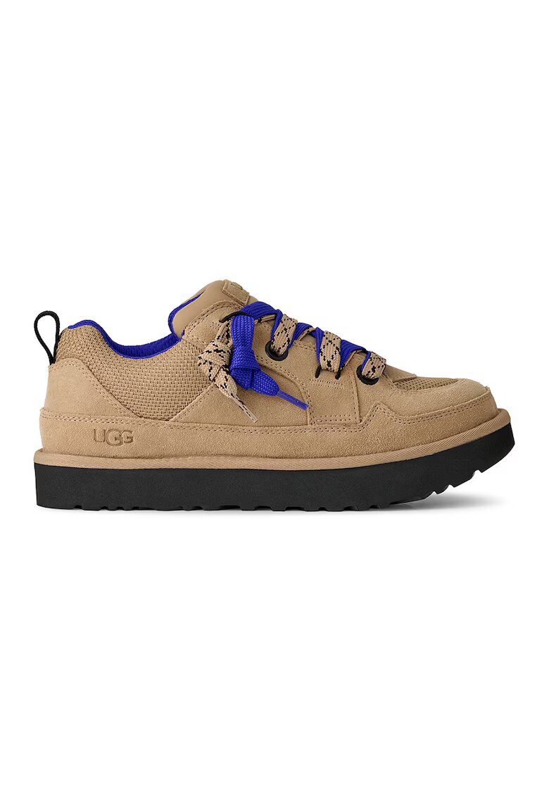 Ugg Спортни обувки Lo Lowmel от велур и мрежести зони