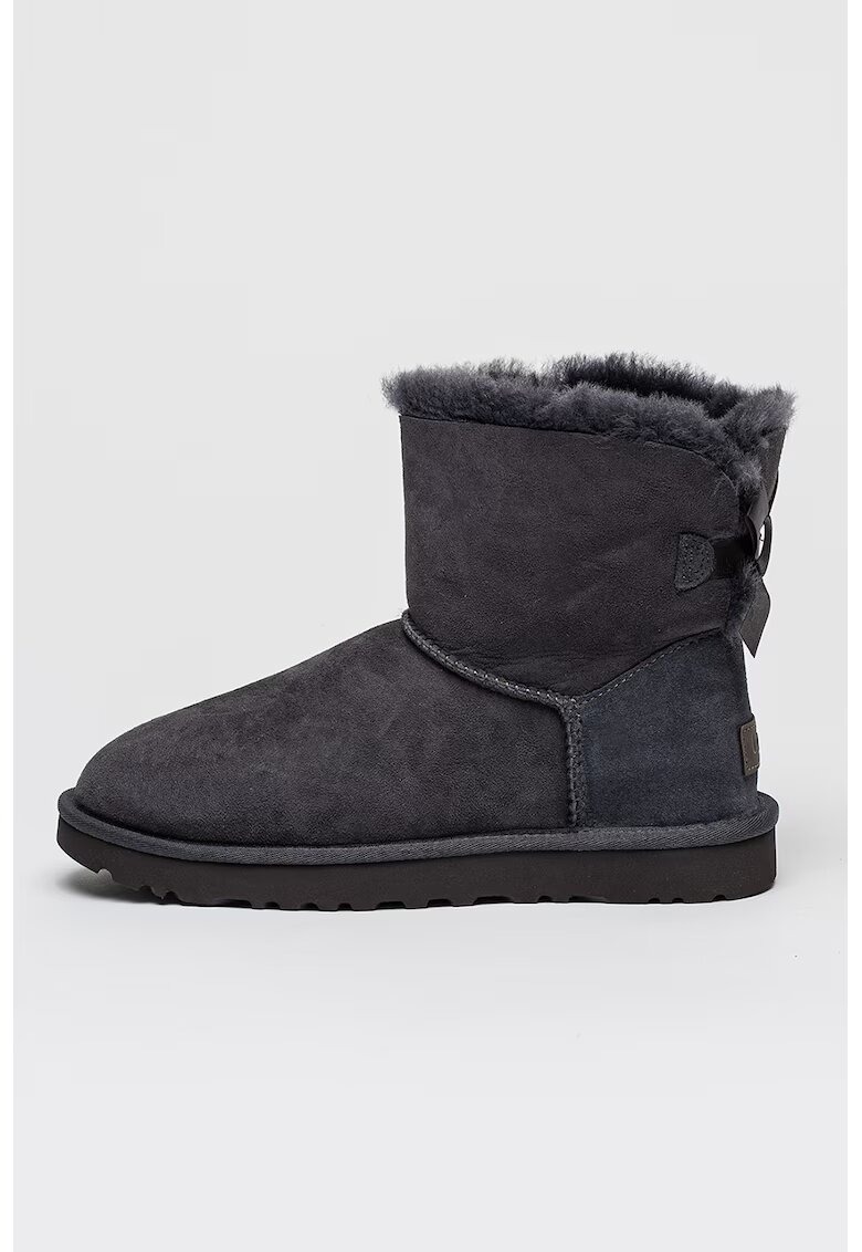 Ugg Велурени боти Mini Bailey Black