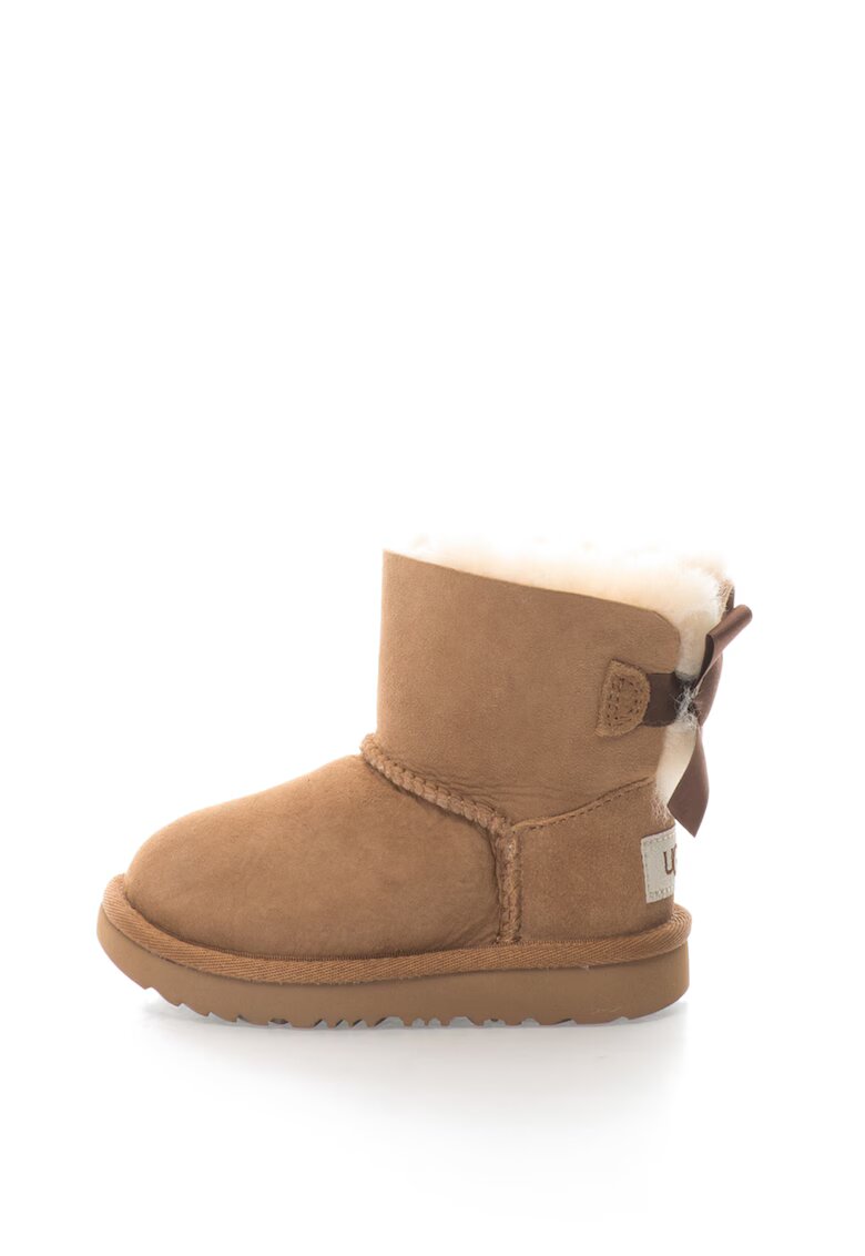 Ugg Велурени боти Mini Bailey с панделка