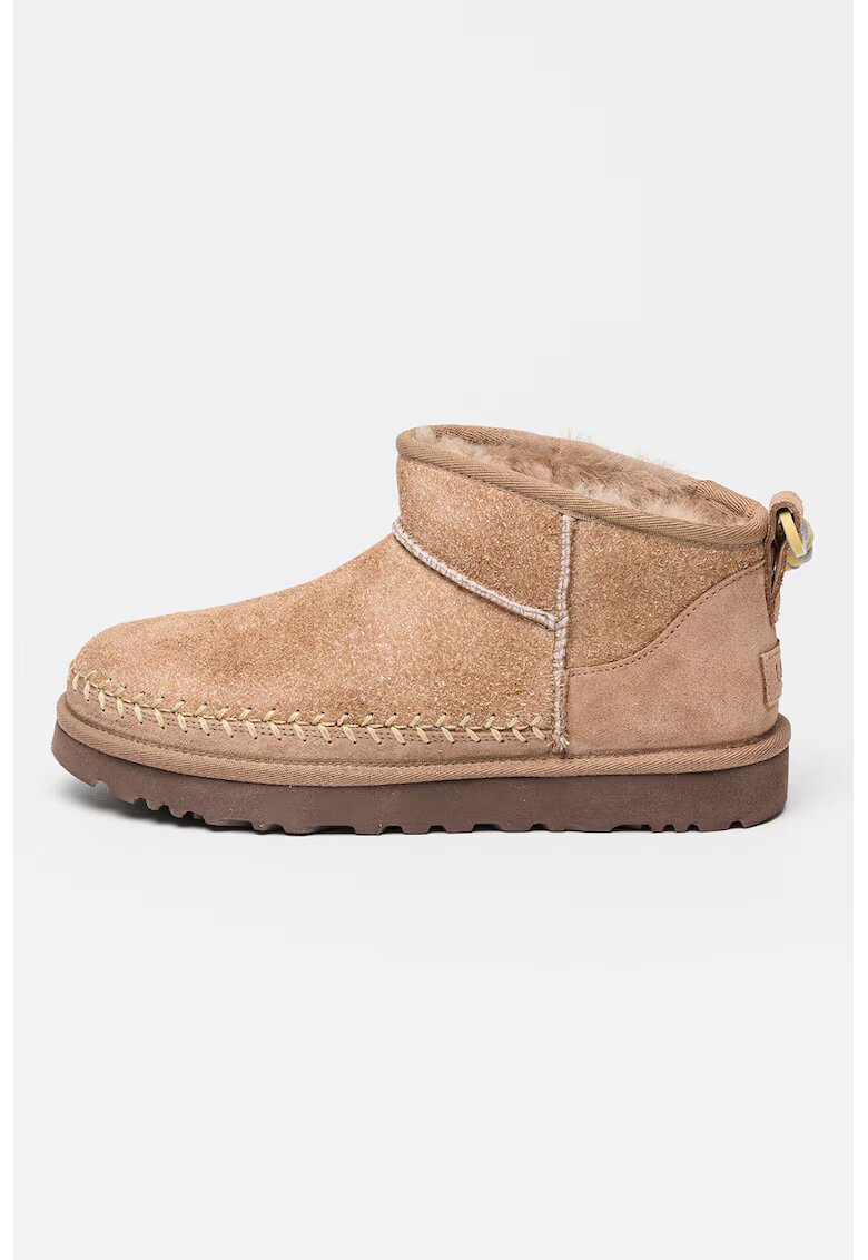 Ugg Велурени боти Mini Biarritz