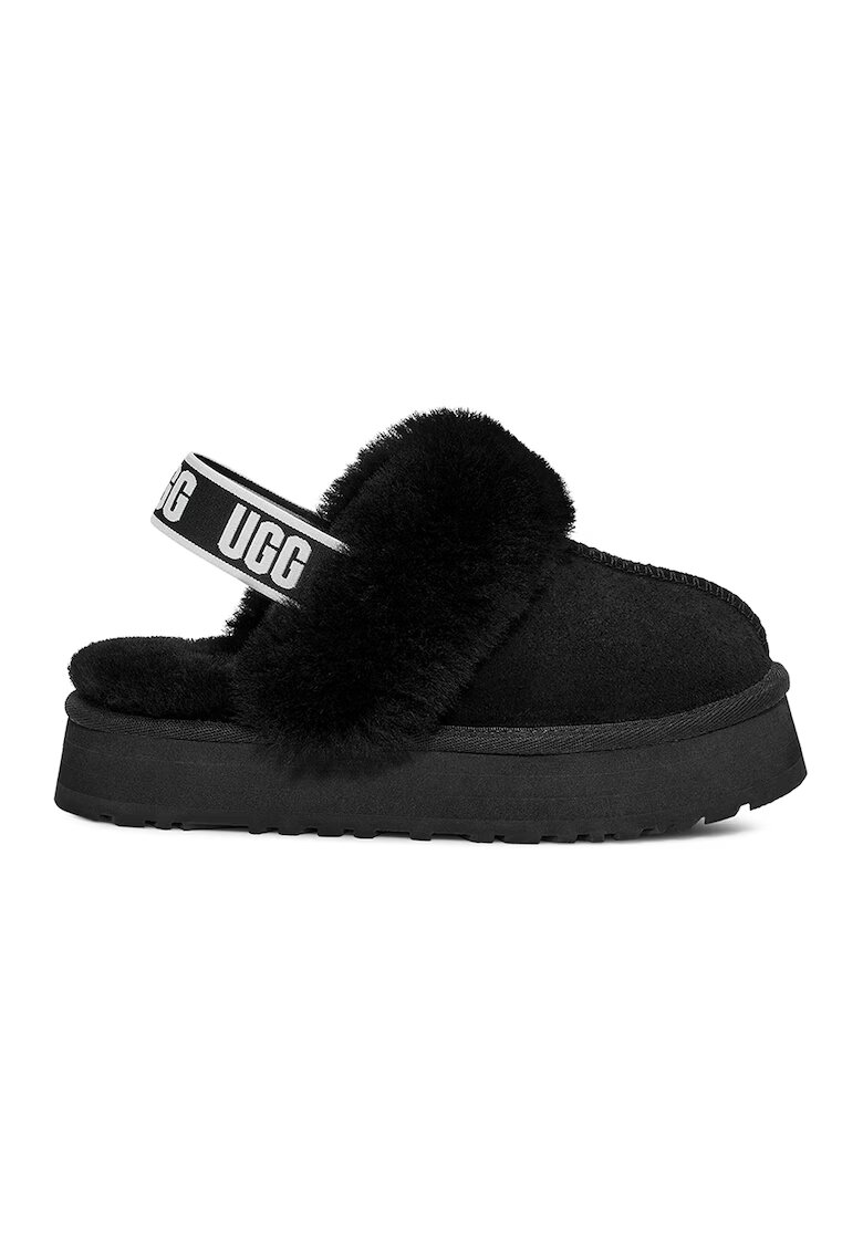 Ugg Велурени чехли Funkette с лого