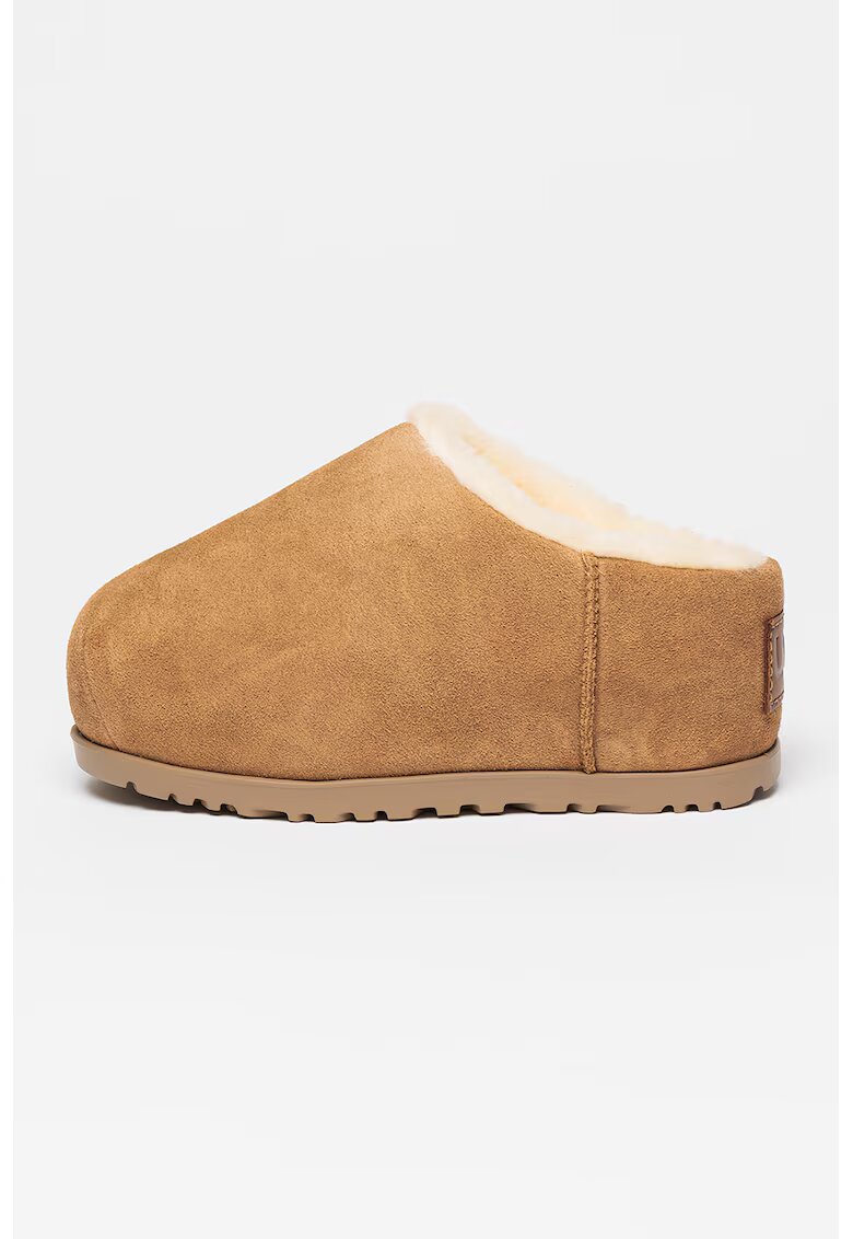 Ugg Велурени обувки Mules с равна платформа