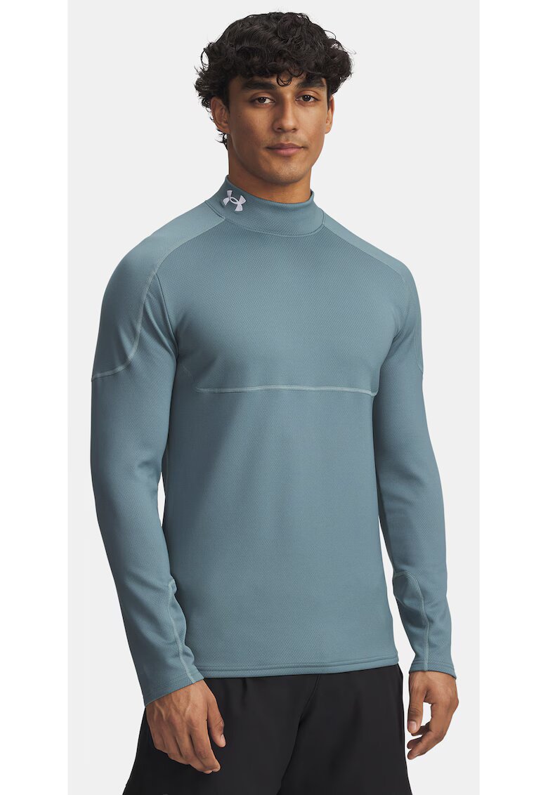 Under Armour Cold Weather Grid LS Mock-BLU мъжка тениска