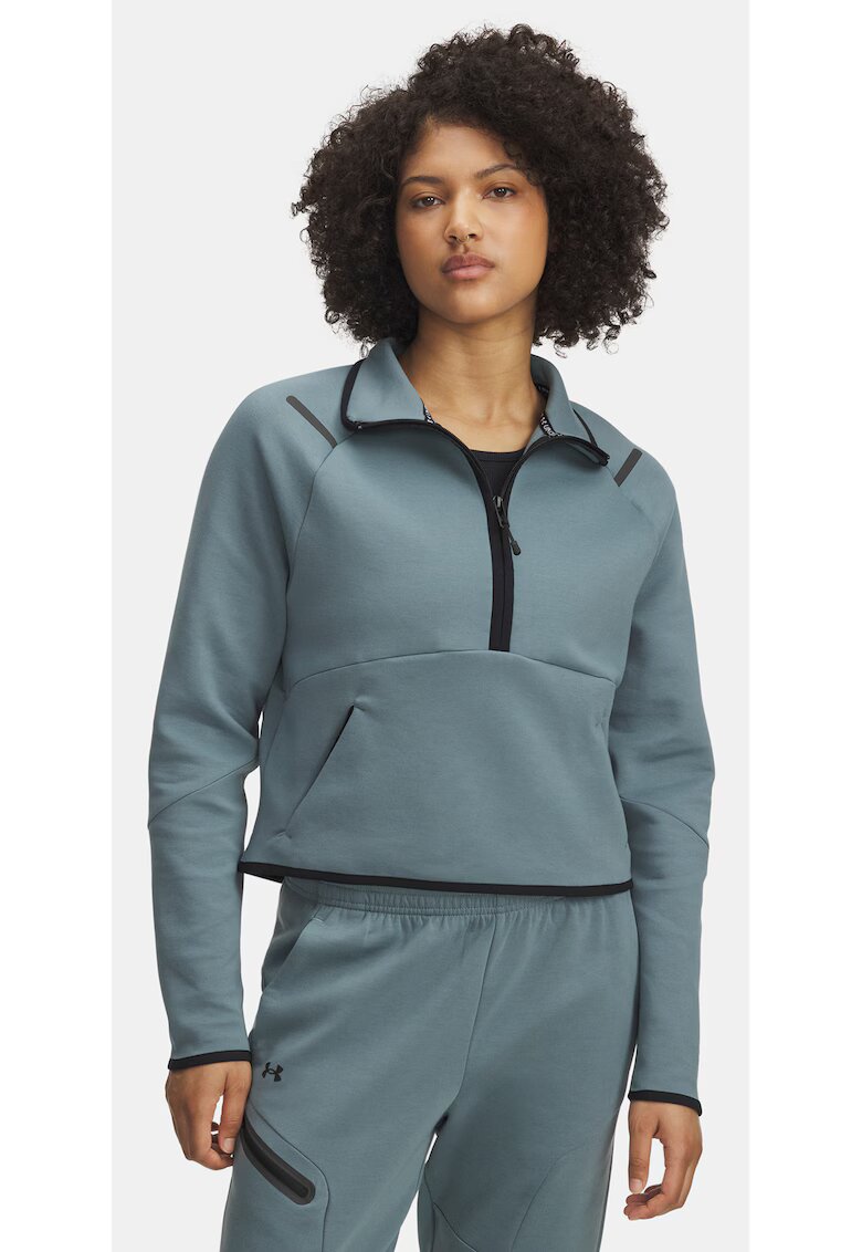 Under Armour Дамски пуловер Unstoppable Flc HZ-BLU