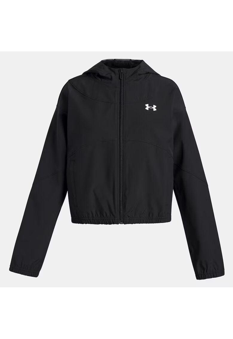 Under Armour Детско яке pentru fete UA Rival Woven HD Jacket-BLK