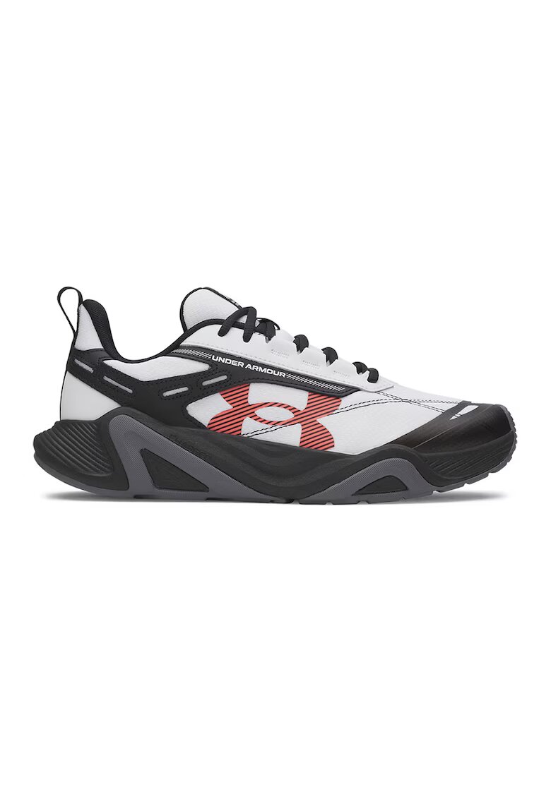 Under Armour Фитнес обувки Charged Commit 5 от кожа и мрежа - Черен/Карамел