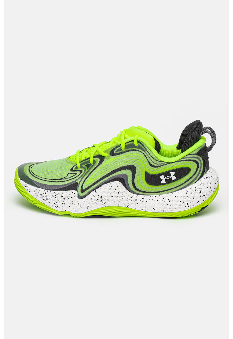Under Armour Мъжки спортни обувки 303778316 - синтетика/текстил - бели - Бял/Черен/Неоново зелено