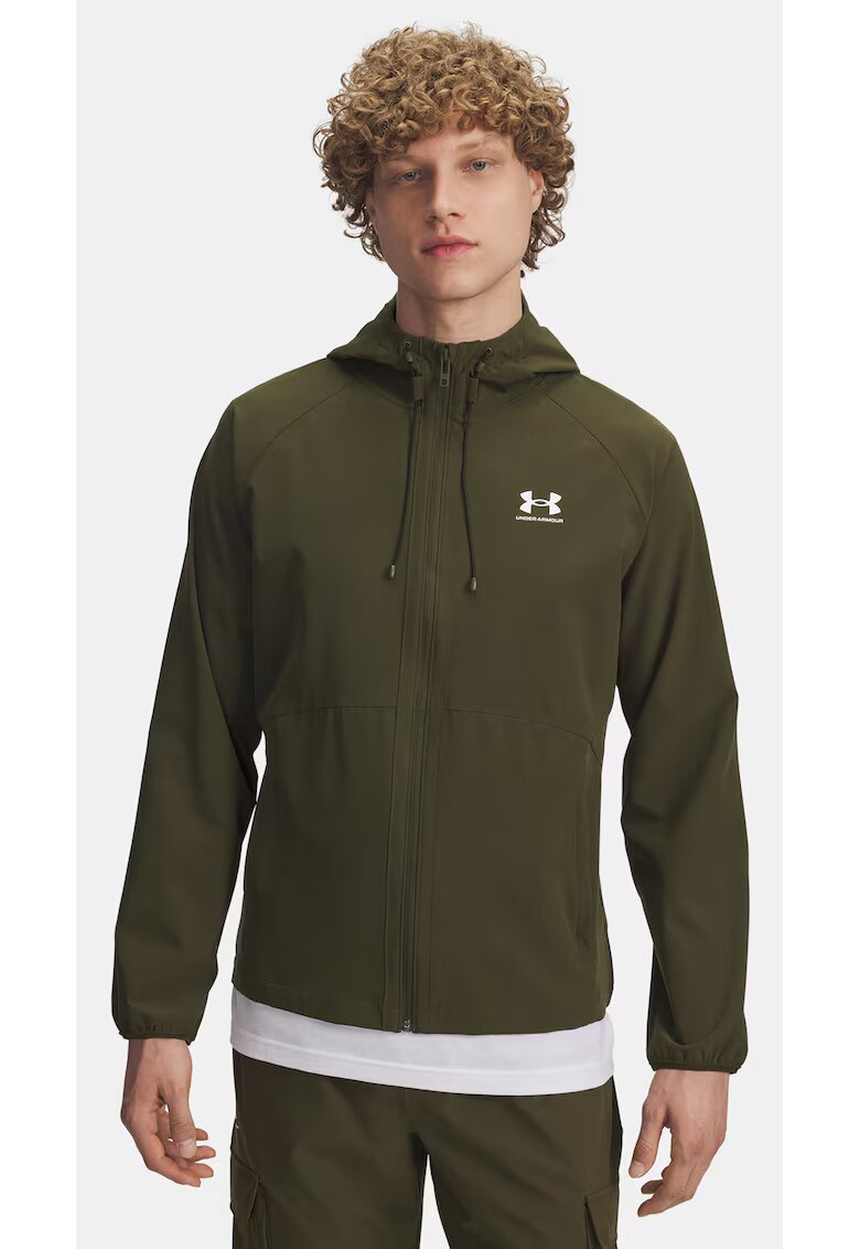 Under Armour Мъжко яке UA Vibe Woven Jacket-GRN Зелено