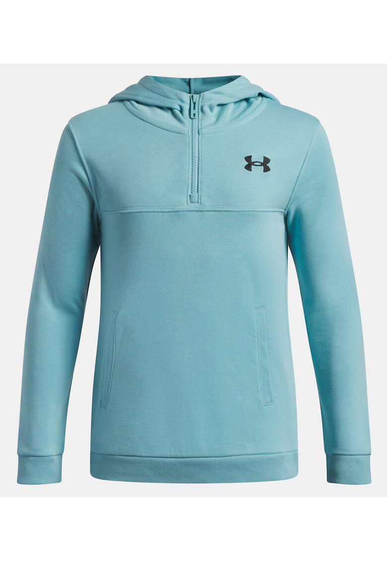 Under Armour Суитшърт за момчета UA RIVAL LW 1/4 ZIP HOODIE