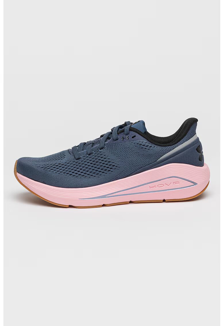 Under Armour Текстилни обувки Sonic 7 за бягане - Мръснобял/Прашно розово