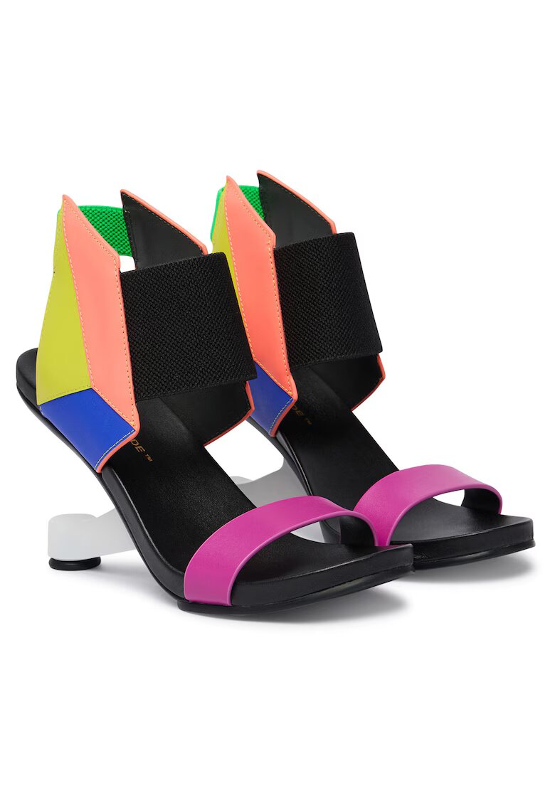 United Nude Дамски сандали - естествена кожа - многоцветни - система за закопчаване с велкро