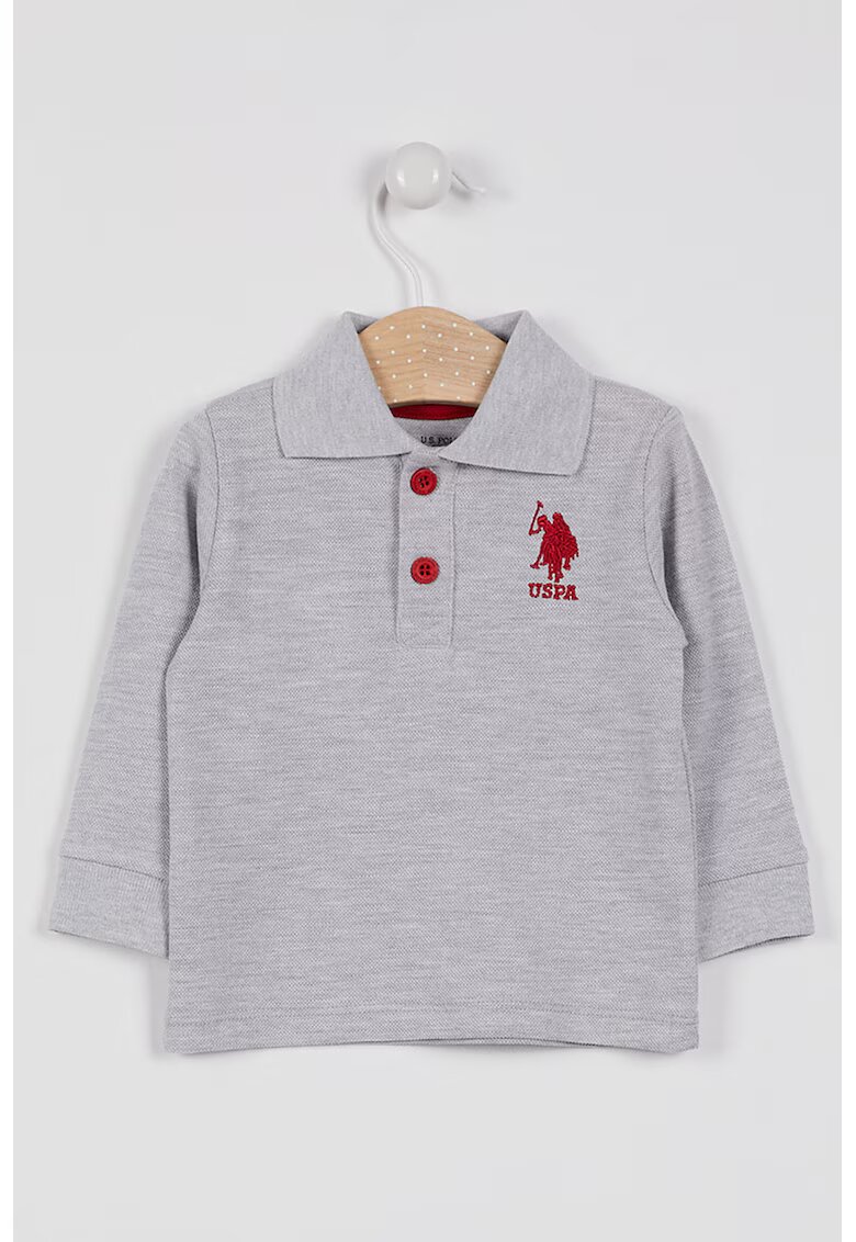 US Polo Assn Блуза с яка и лого