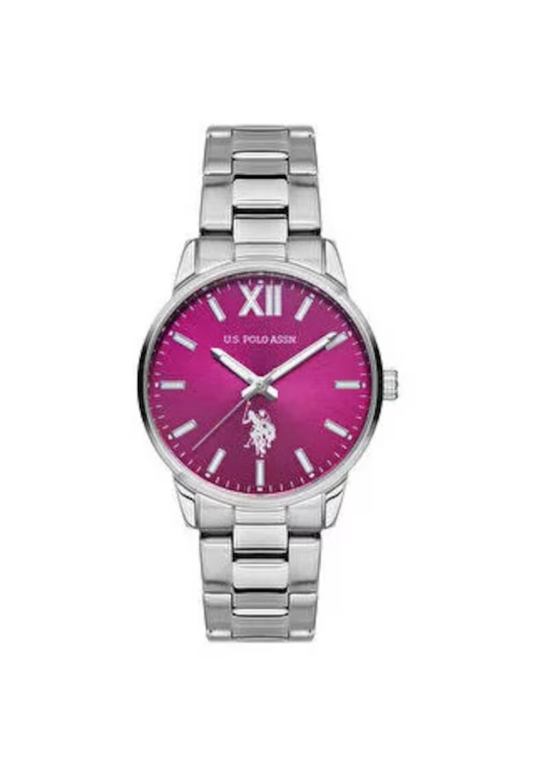 US Polo Assn Дамски часовник USPA2057-07 - сребрист