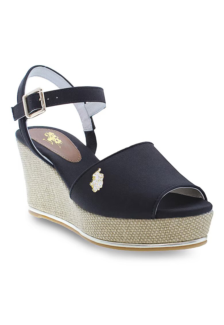 US Polo Assn Дамски сандали - . - 302822201 - текстил - черни