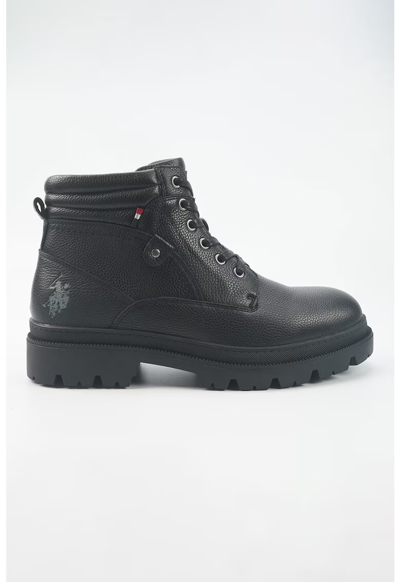 US Polo Assn Кожени боти с цип