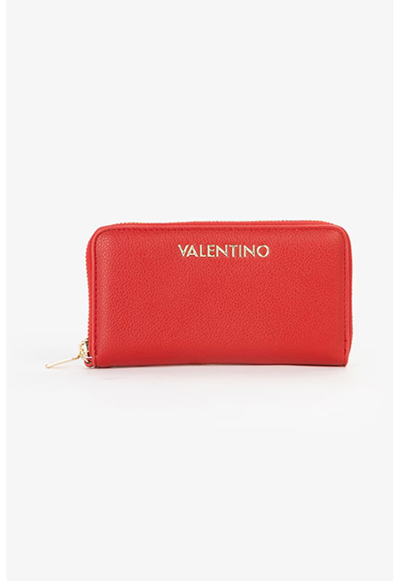 Valentino Bags Портмоне от еко кожа с цип и отделяща се каишка за китката