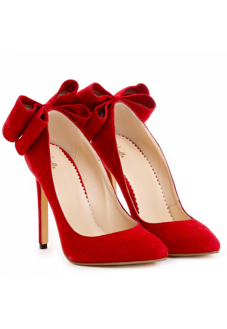 Vanilla Дамски обувки на ток Stiletto Cleopatra от велур