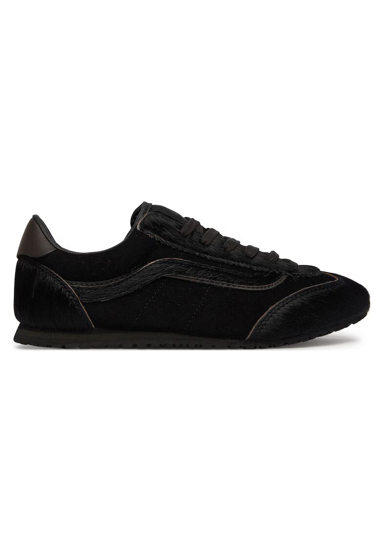 Vans Дамски кецове естествена кожа - черни