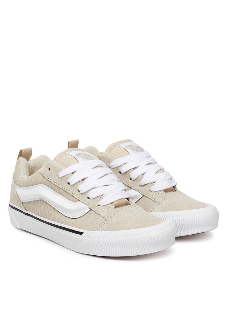Vans Детски кецове Knu Skool - бежови - текстил