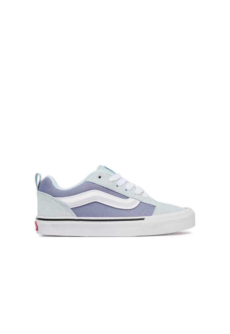 Vans Детски спортни обувки - кецове за момичета - естествена кожа - сини