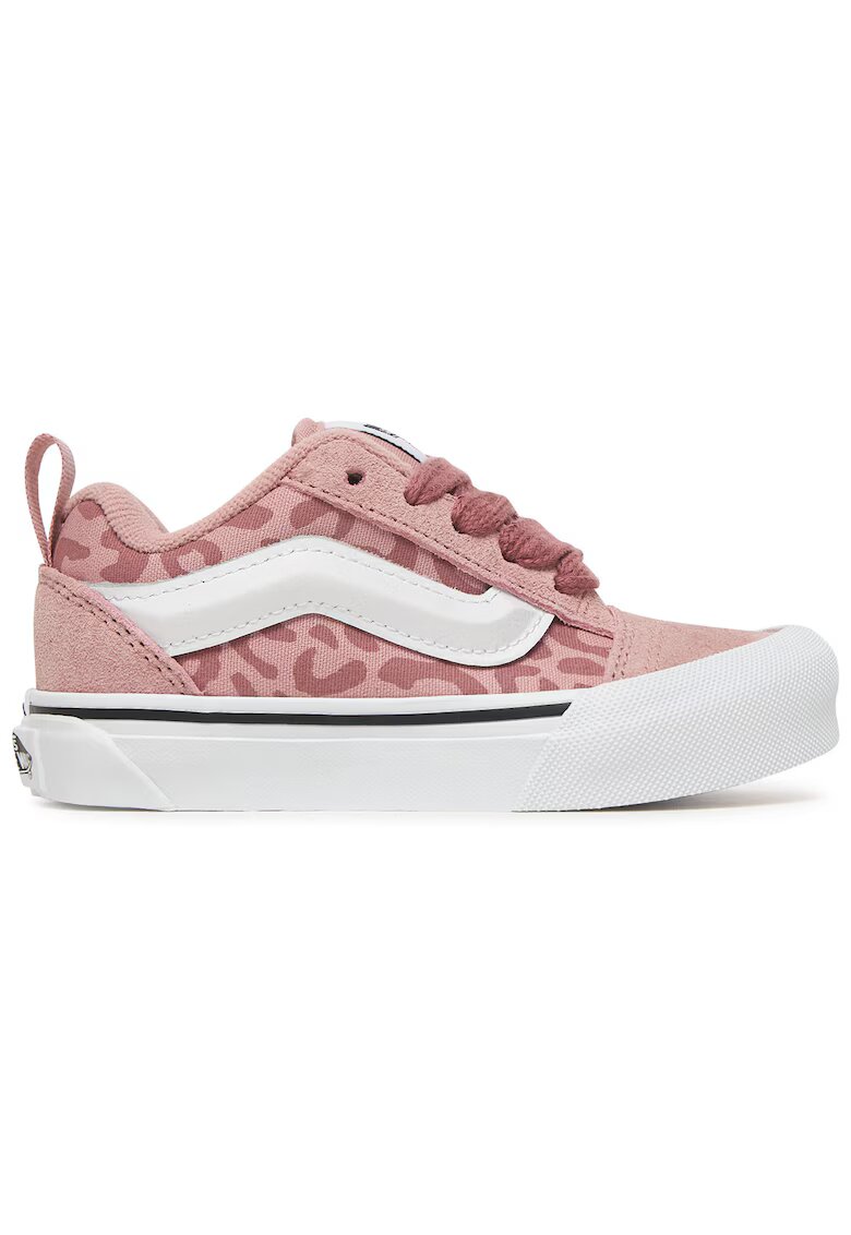 Vans детски спортни обувки от синтетичен материал със велурени наслагвания и дебела подметка