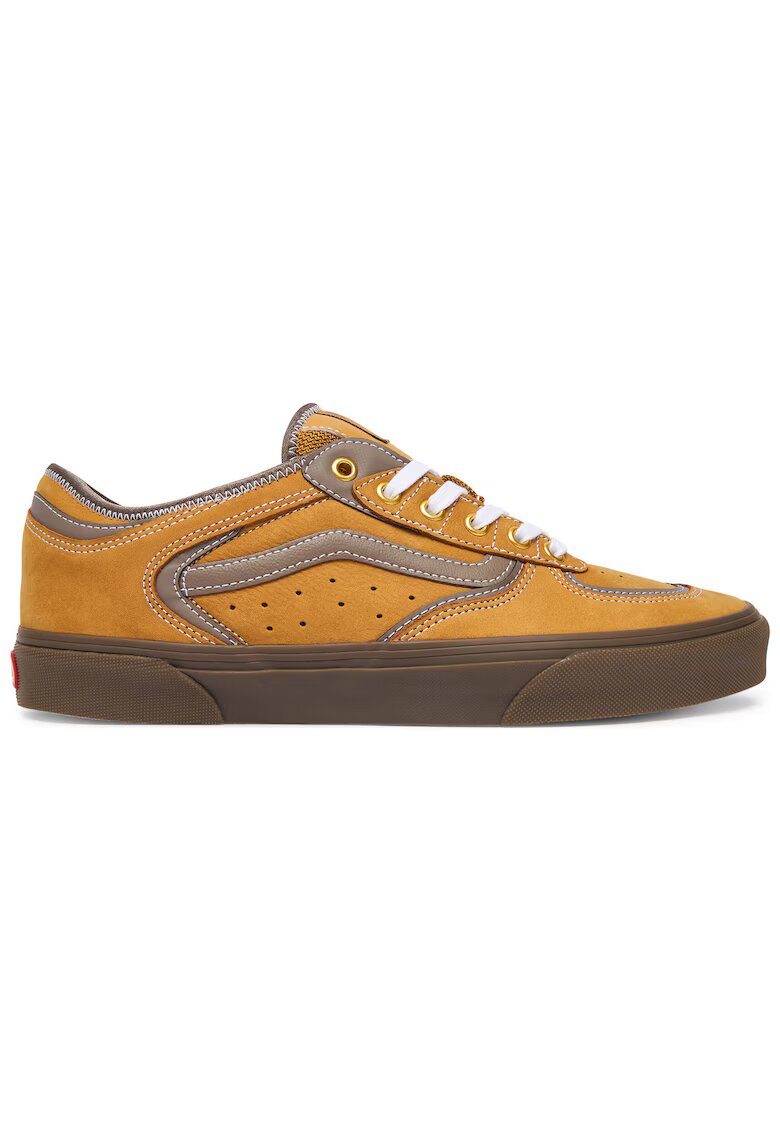 Vans кецове от велур с връзки и дебела подметка - многоцветни