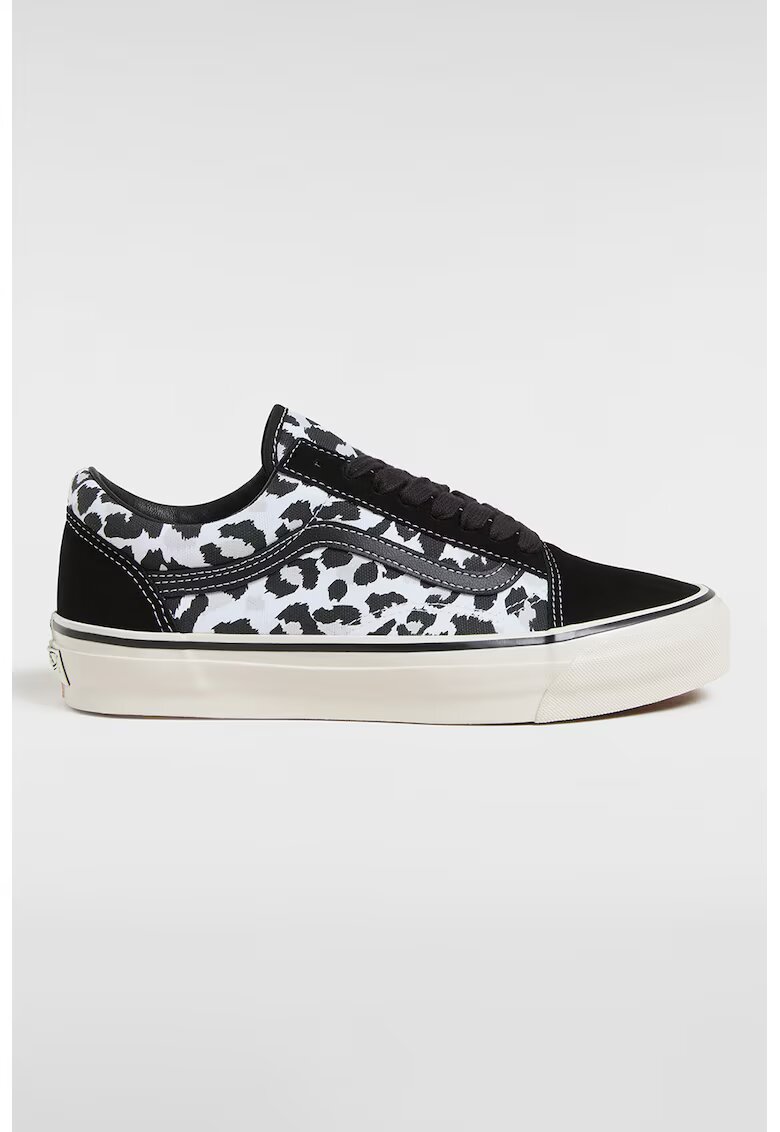 Vans Кецове с животински принт - Бял/Черен
