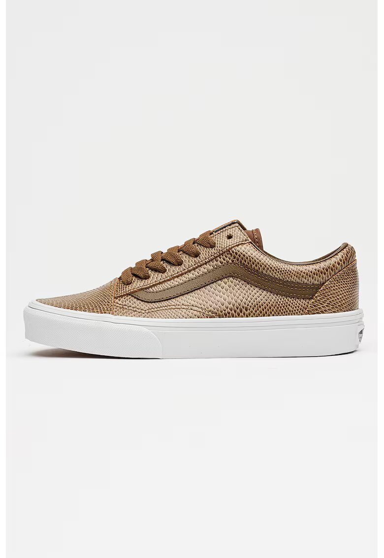 Vans Кожени спортни обувки Old Skool с шагрен
